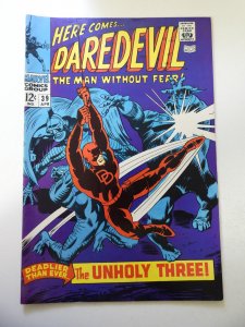 Daredevil #39 (1968) VG+ Condition centerfold detached at one staple