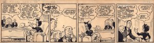 Li'l Abner Sunday Strip - From Rags to Riches - 7/11/1936 Signed art by Al Capp