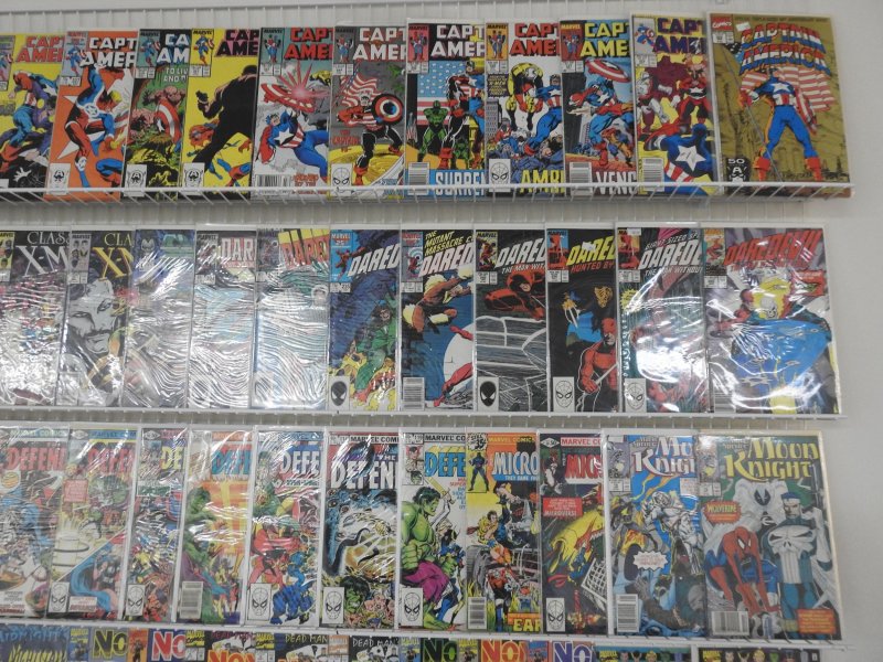 Huge Lot of 150+ Comics W/ X-Men, Daredevil, Captain America Avg. VF- Condition!