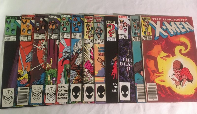 THE UNCANNY X-MEN Thirty-Eight Issues from #174 through #303