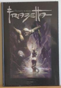 Frank Frazetta FANTASTIC WORLDS Vol 1,  HardCover book, NM, 2008,