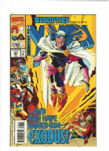 Uncanny X-Men #307 NM- 9.2 Marvel Comics Bloodties pt.4, Avengers app.