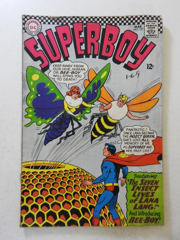 Superboy #127 (1966) GD Condition see desc