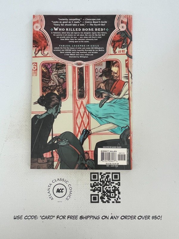 Fables Vol. # 1 Legends In Exile DC Vertigo TPB Graphic Novel Comic Book 11 J895