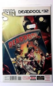 Deadpool #32 (2014) Marvel Comics Original Sin 1st Print Comic Book