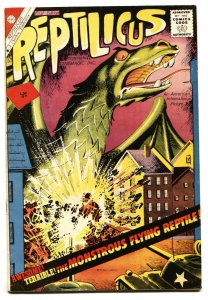 REPTILICUS #1 RARE UK PRICE VARIANT-1961-Charlton comic book