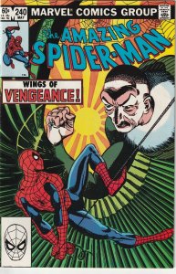 The Amazing Spider-Man # 240 VF Marvel 1983 Vulture Appearance [T7]