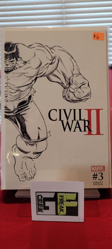 Civil War II #3 Quesada Cover (2016)