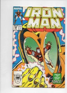 IRON MAN #223, VF+ Tony Stark, Force, 1968 1987, more IM in store, Marvel
