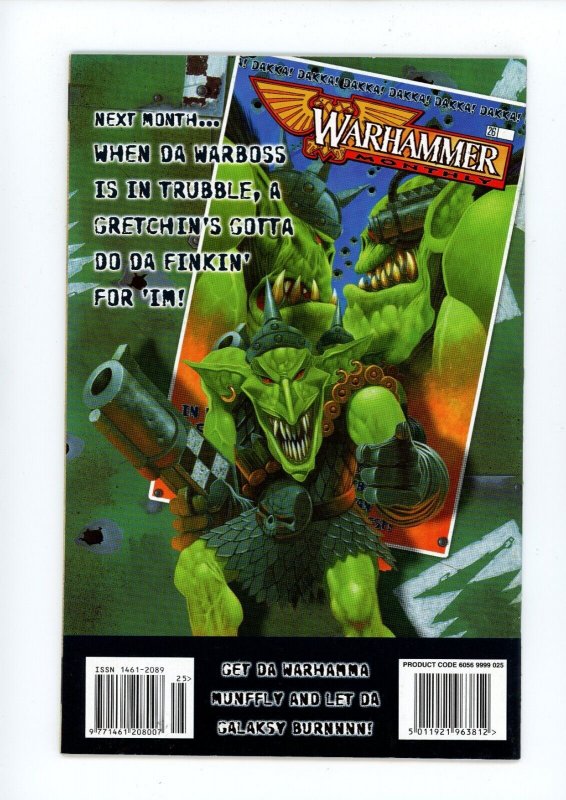 WARHAMMER MONTHLY #25 GAMES WORKSHOP (1998)