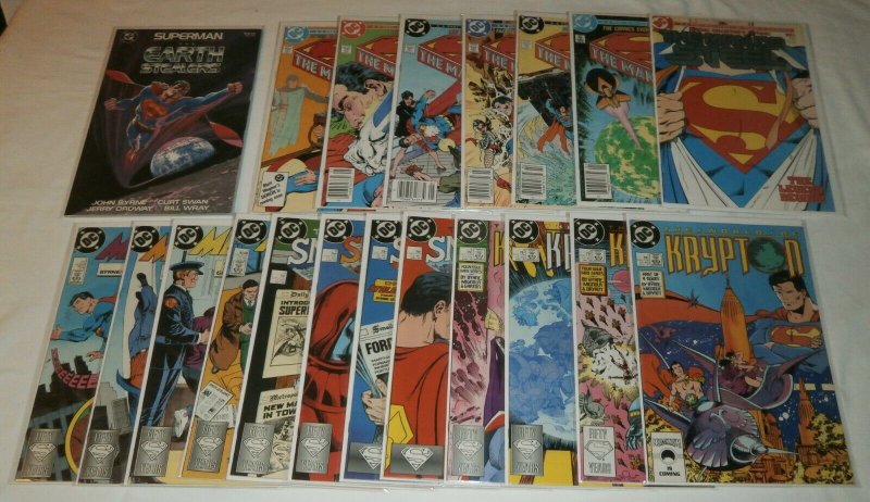 Man of Steel #1-6 World of Krypton/Smallville/Metropolis 1-4 100% complete Byrne