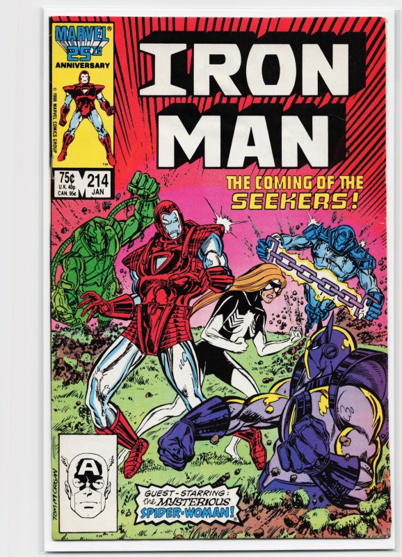 Iron Man #214 (1987) Iron Man
