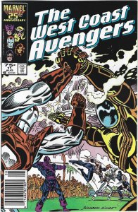 West Coast Avengers #11 Newsstand Edition (1986)