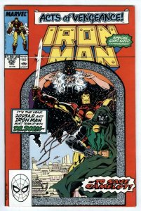 Iron Man #250 Dec 1989 MARVEL  Acts of Vengeance  DR DOOM  Giant Size NM