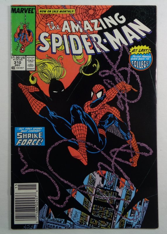 The Amazing Spider-Man #310 Newsstand VF McFarlane (1988)