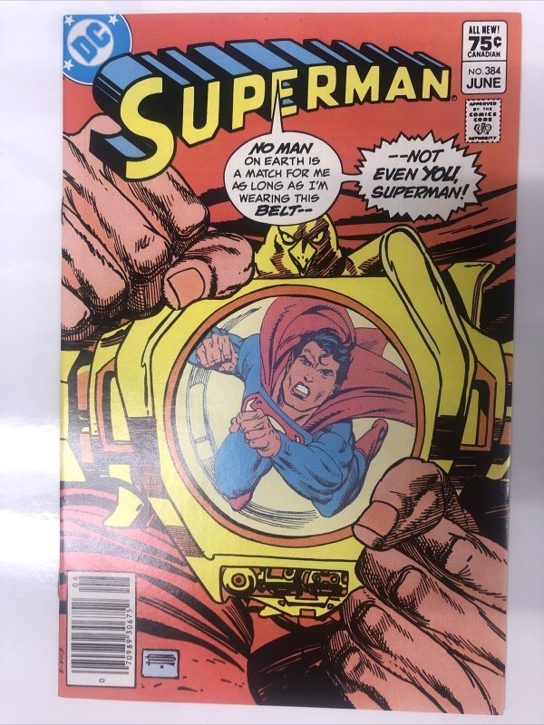 Superman (1983) # 384 (NM) Canadian Price Variant • CPV • Cary Bates • DC