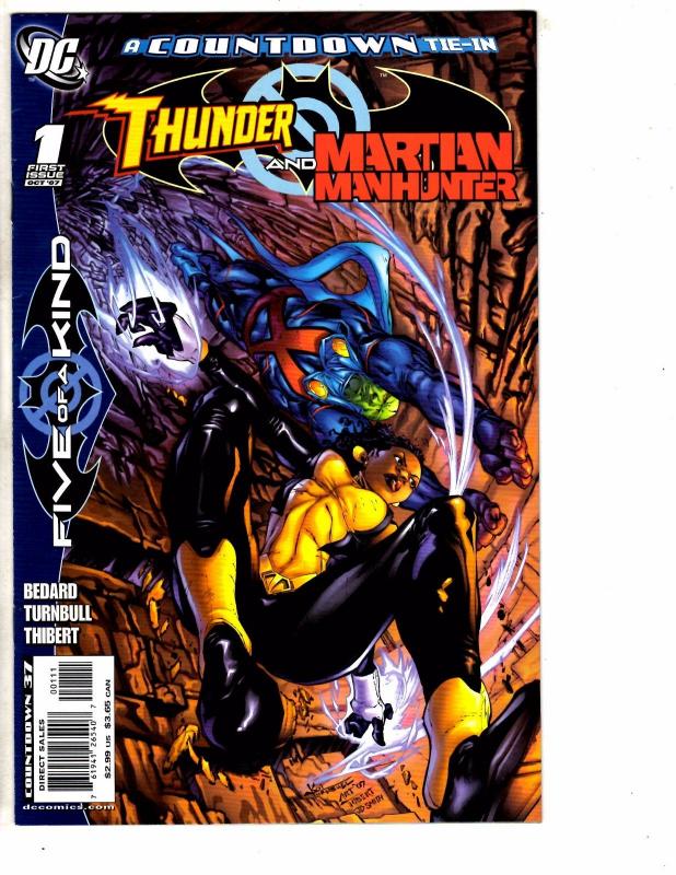 4 DC Comics # 1 Damian Nightwing Annual Thunder Manhunter Batman Superman J209