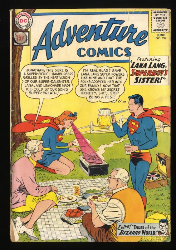 Adventure Comics #297 GD+ 2.5 DC Superman Bizarro app!