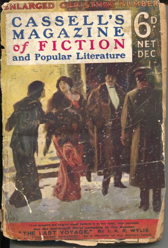 Cassell's Magazine of Fiction Pulp December 1914- The Grey Deal low grade