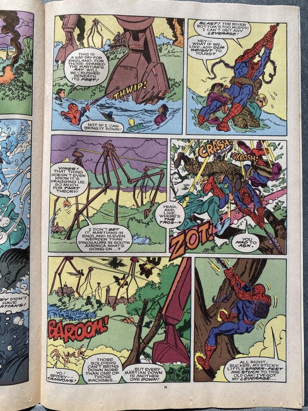 Adventures in Reading Starring the Amazing Spider-Man Squirt Variant (1990)