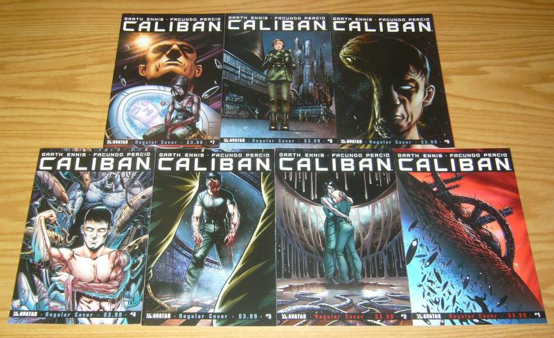 Caliban #1-7 VF/NM complete series - avatar press - garth ennis - sci fi horror