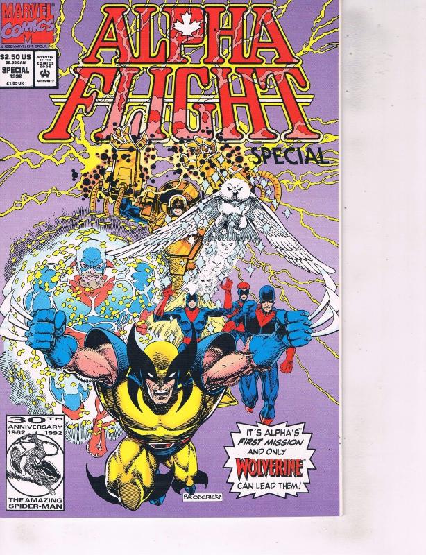 Lot Of 2 Marvel Comic Books Alpha Flight Special and Factor X #1ON6