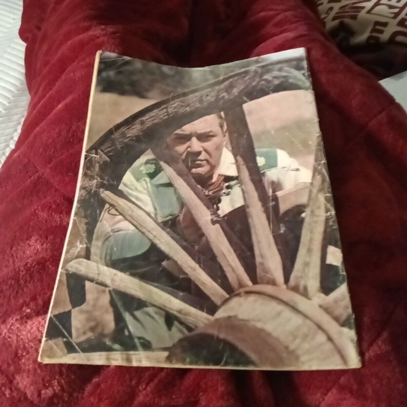 Johnny Mack Brown comics #9 golden age 1952 Dell Comic Book western photo cover