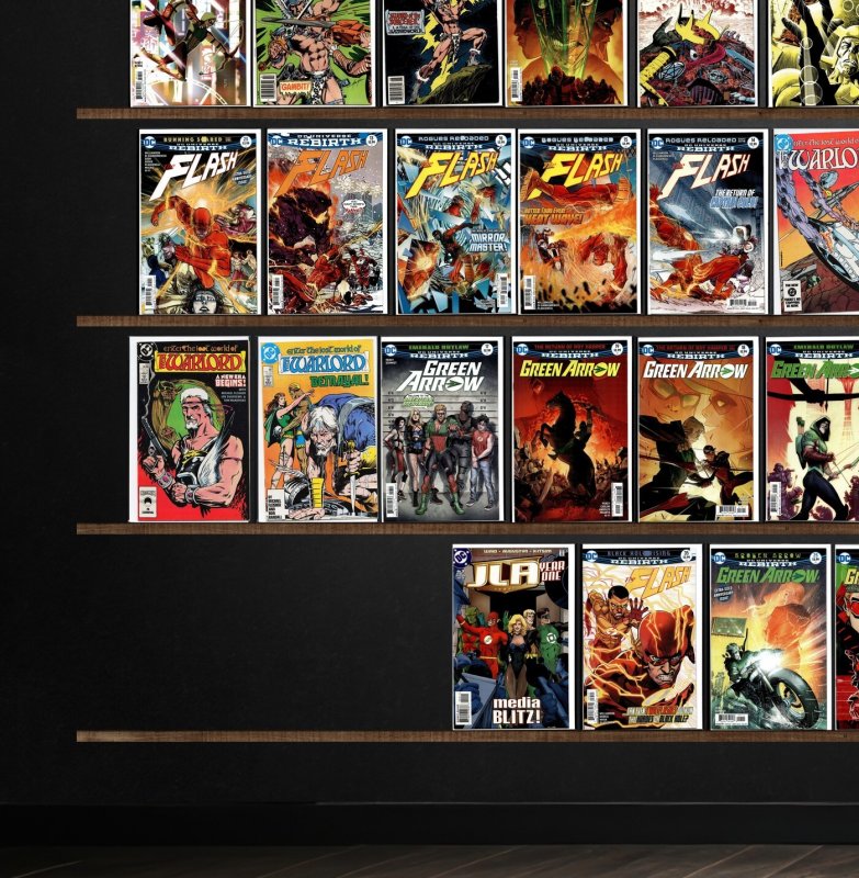 Huge Lot 140+ Comics with The Flash, Green Arrow, Warlord & More!