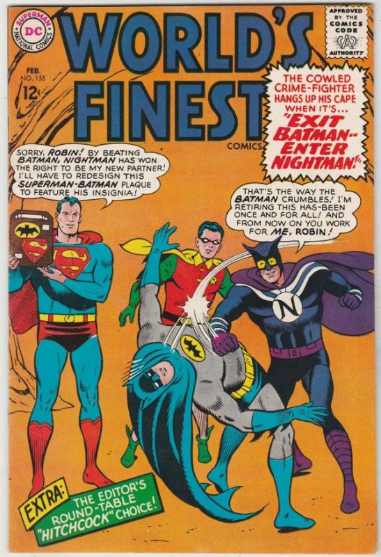 World's Finest #155 (Feb-66) VF/NM High-Grade Superman, Batman, Robin