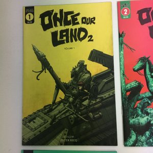 Once Our Land Book Two Issues #1 #2 #3 #4 Full Set Peter Ricq 2019 Scout Comics