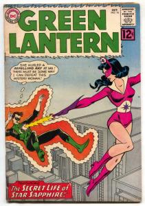 GREEN LANTERN #16 1st appearance STAR SAPPHIRE -1962 vg+