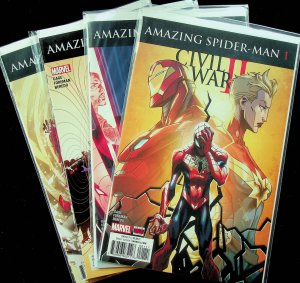 Amazing Spider-Man #1-4 (Jun-Sep 2016, Marvel) - Comic Set of 4 - Near Mint