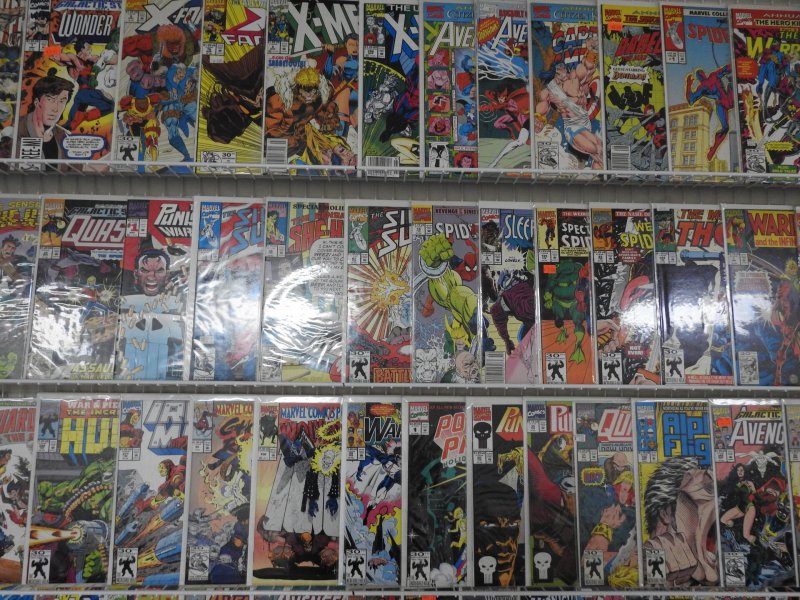 Huge Lot of 130+ Comics W/ Ghost Rider, Spiderman, Guardians o/t Galaxy Avg VF