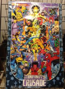 INFINITY CRUSADE POSTER! STARLIN! THANOS! 22x34 rolled Cavalcade of Stars 