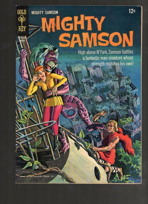 Mighty Samson #5 (Mar 1966, Western Publishing) - Fine