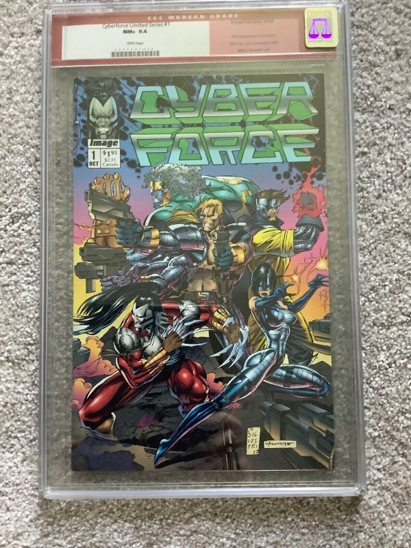 Cyberforce Limited Series 1 CGC 9.6 White 1st Cyberforce Marc Silvestri