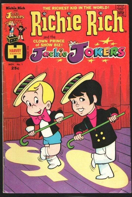 Richie Rich & Jackie Jones #1 1973-First issue-Vampire story-FN 