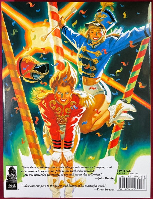 STEVE RUDE ARTIST IN MOTION - Book/ DJ/Slipcase-Fine; Comic-9.2, WP - Ltd/Signed