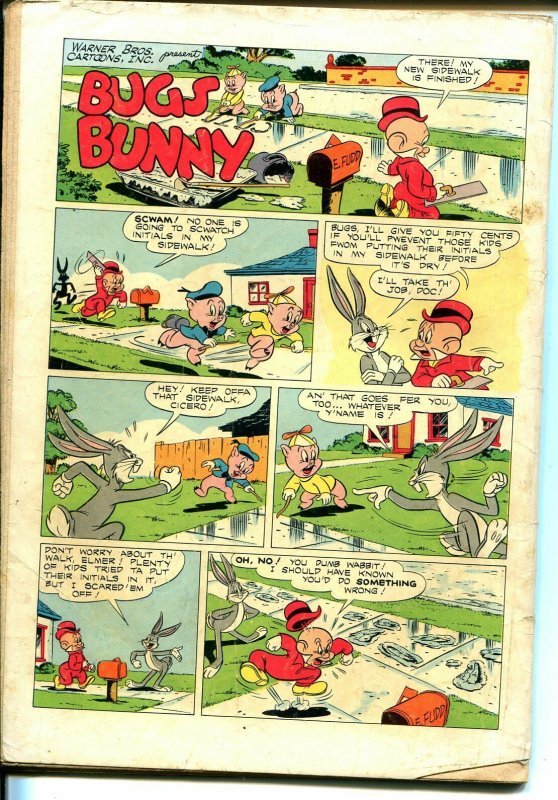 Bugs Bunny Four Color Comics #266 1950-Dell-dinosaur cover-Isle of Hercules-VG- 