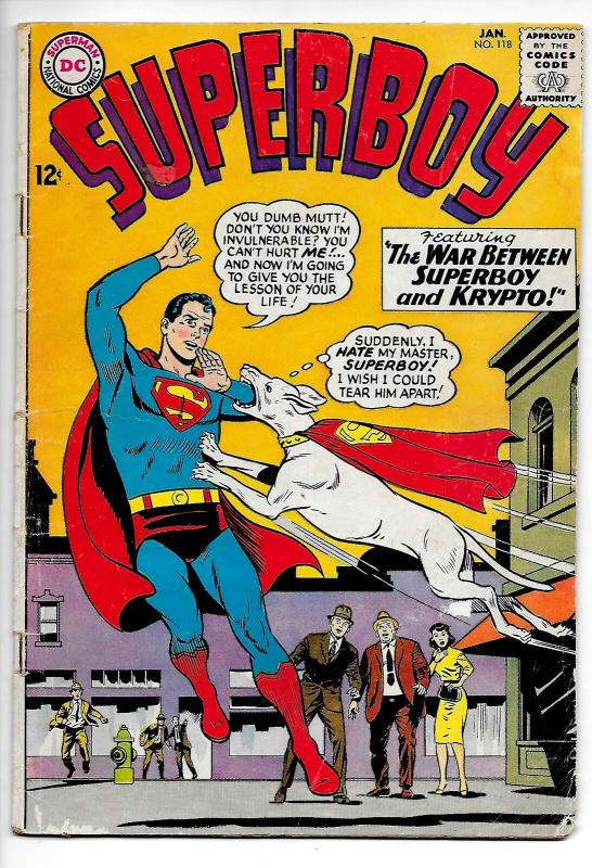 Superboy #118 (DC, 1965) VG