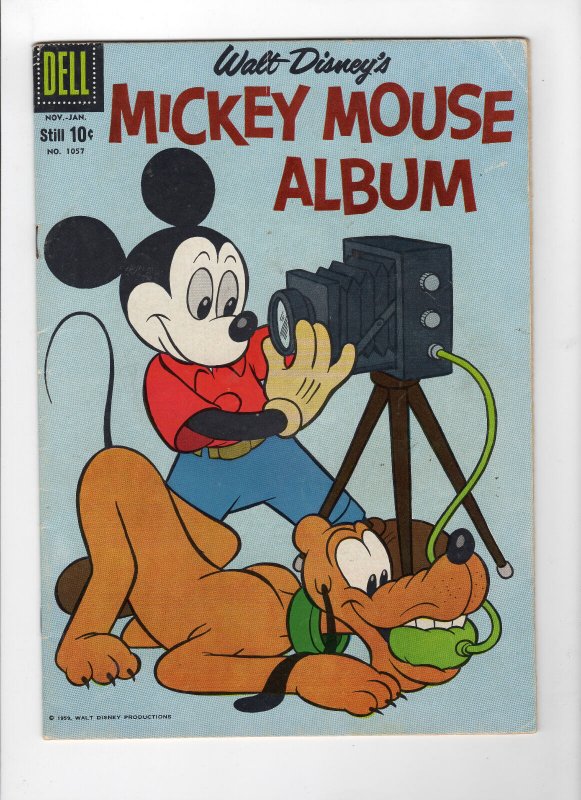 Four Color #1057 - Mickey Mouse (Nov 1959, Dell) - Very Good/Fine