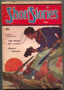 Short Stories Pulp February 1952-Mesa of Lions VG+