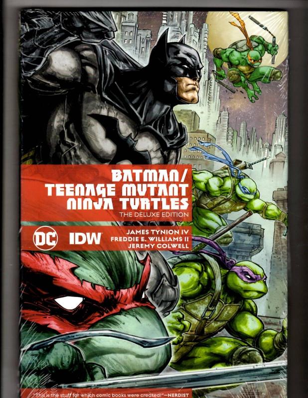 Batman Teenage Mutant Ninja Turtles DC Comics Hardcover Book SEALED Book J350