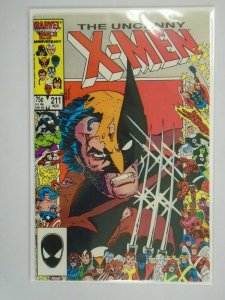 Uncanny X-Men #211 Direct edition 8.0 VF (1986 1st Series)