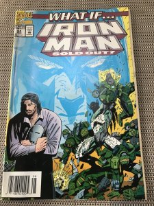 WHAT IF #64 Newsstand : Marvel 8/94 VG-; Iron Man Sold Out, Hard to Find