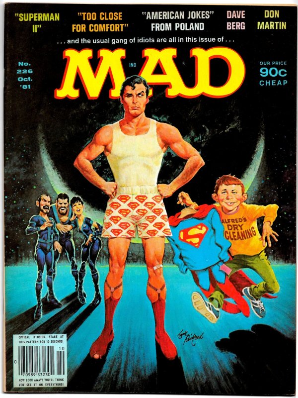 MAD Magazine #226 & 243 (1981/83) 8.0 VF  SUPERMAN MOVIES II & III skewered!