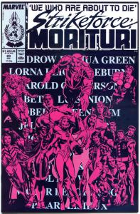 STRIKEFORCE MORITURI  #1 2 3 4 5 6 7 8 9 10 11 12 13 14-24, VF/NM, 1986, 24 iss