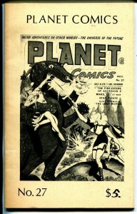 Planet Comics #27-reprints-about 5 1/2 x 8 1/2-FN