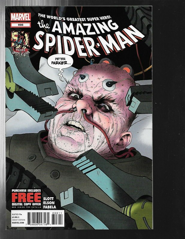 12 Comics Spiderman # 688 689 690 691 693 694 695 696 697 698 699 699.1 J449