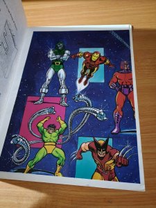 Marvel Super Heroes Secret Wars Coloring Activity Book + Poster ~ NOT USED 1984